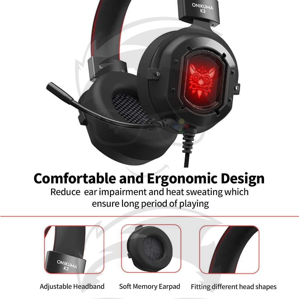 Onikuma K3 Stereo Gaming Headset Onikuma K3 Stereo Gaming Headset